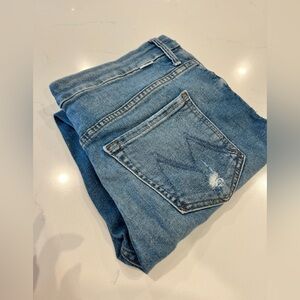 Mother High Waisted Ankle Fray Sz 29